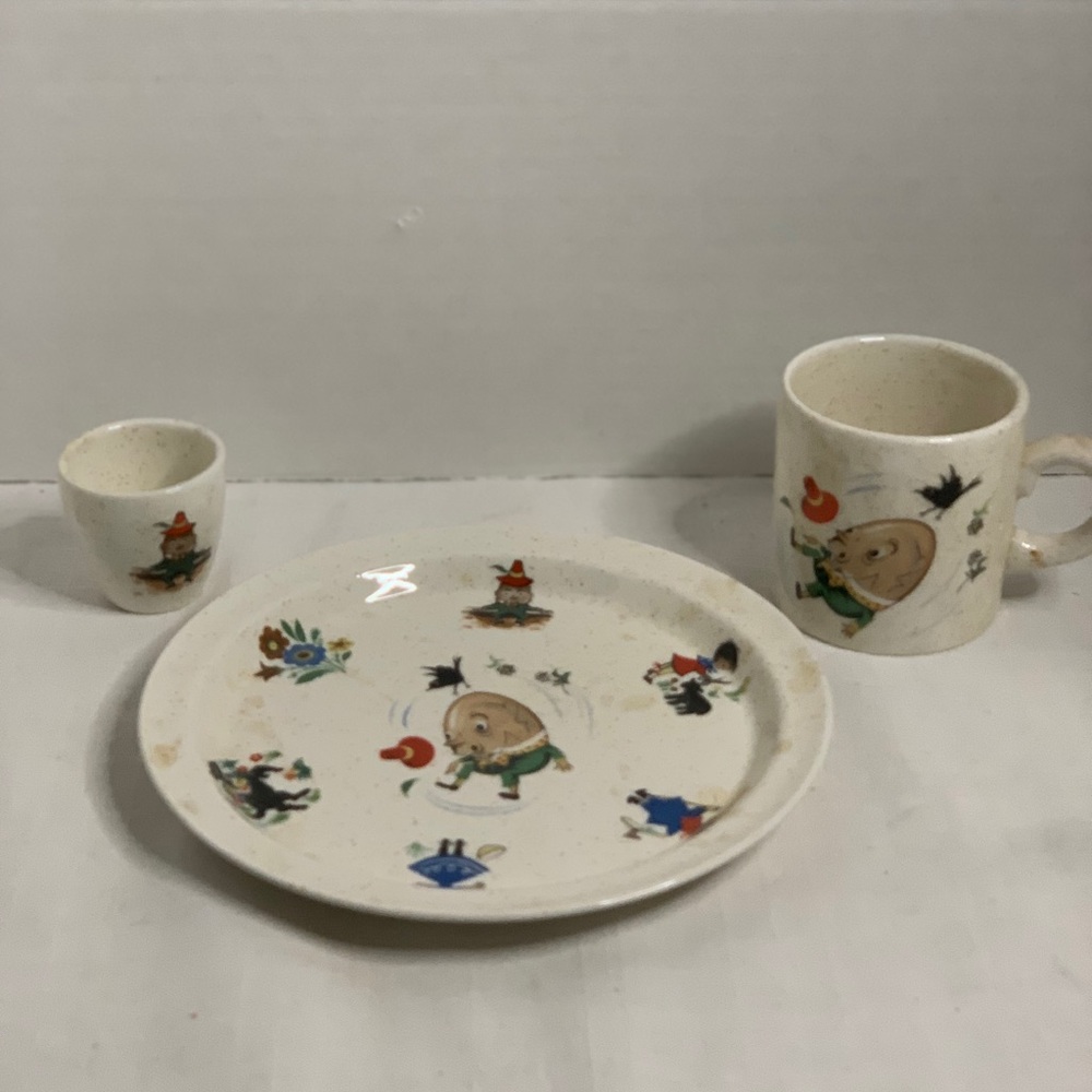 ARKLOW IRELAND | Brendan ‘Humpty Dumpty' Vintage Ironstone Set